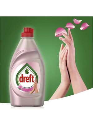 Dreft Dreft Afwasmiddel Clean Care Rose & Satin 383 ml