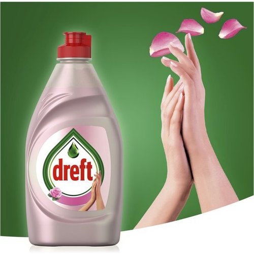 Dreft Dreft Afwasmiddel Clean Care Rose & Satin 383 ml Dreft Dreft Afwasmiddel Clean Care Rose & Satin 383 ml