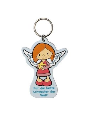 Nici Guardian Angels Sleutelhanger ''Fur die beste Schwester der Welt!''