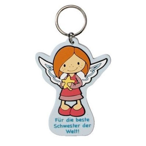 Nici Guardian Angels Sleutelhanger ''Fur die beste Schwester der Welt!''