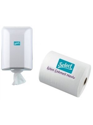 Select Select Dispenser voor MiNi poetsrol S M1 Poetsroldispenser Wit (kunststof)