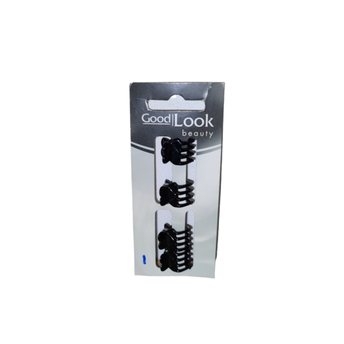 Goodlook GoodLook Beauty Haarklips zwart 4st Goodlook GoodLook Beauty Haarklips zwart 4st