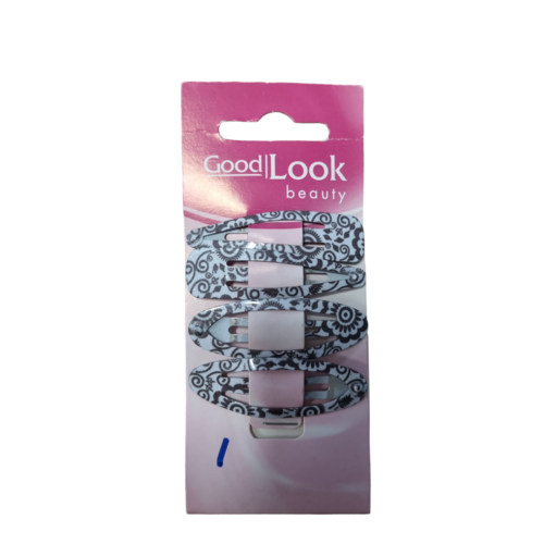 Goodlook GoodLook Beauty Haarclips met design 4st Goodlook GoodLook Beauty Haarclips met design 4st
