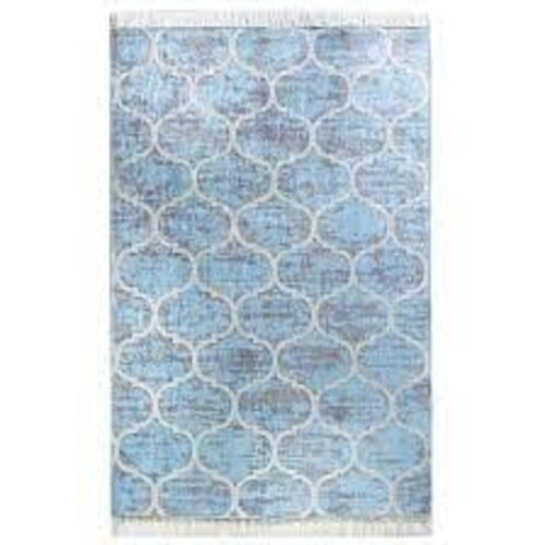 Sehzarat Sehzarat Caimas 2740 Wasbaar tapijt Blauw Marokkaanse design 160 x 230