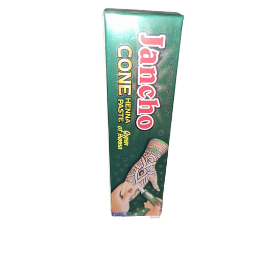 Jancho Henna  Paste Jancho Conne Neha Henna Tattoo - Tijdelijke Tatoeage - Festival Tattoe - Zomer feest tatoeage's - Festival Tattoo - Neptattoo - Henna Tattoo inkt pasta 1 cones 1 tubes 25 Gram/tube - Natu