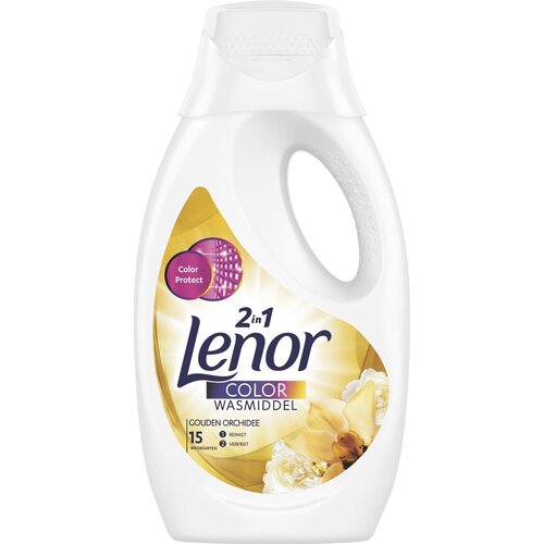 Lenor LENOR VLOEIBAAR KLEUR GOUDEN ORCHIDEE 825ml/15sc Lenor LENOR VLOEIBAAR KLEUR GOUDEN ORCHIDEE 825ml/15sc