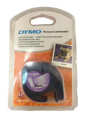 Dymo Personal Labelmaker Transparant 12 mm x 4m -1DS-591