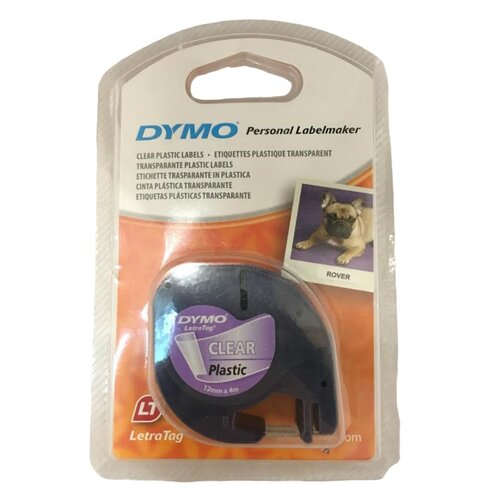 Dymo Personal Labelmaker Transparant 12 mm x 4m -1DS-591