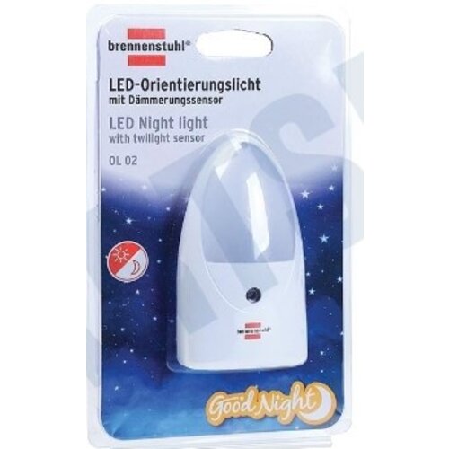 Brennenstuhl Led-oriëntatielicht/nachtlampje met schemersensor