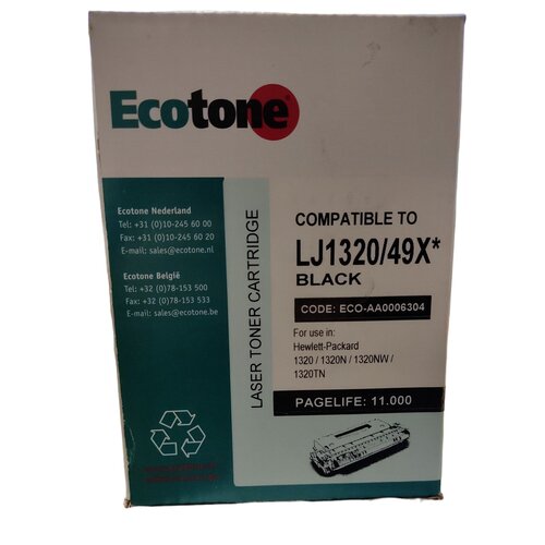Ecotone Ecotone laser toner cartridge LJ1320/49* BLACK
