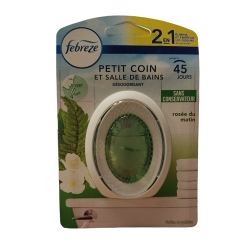 Febreze Febreze Luchtverfrisser Toilet en Badkamer Ochtend Dauw 7,5 ml Febreze Febreze Luchtverfrisser Toilet en Badkamer Ochtend Dauw 7,5 ml