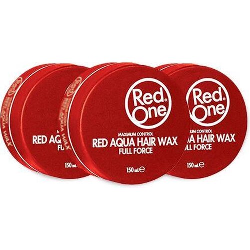 RedOne RedOne Full Force Aqua Hair Gel Wax Red 150 ml