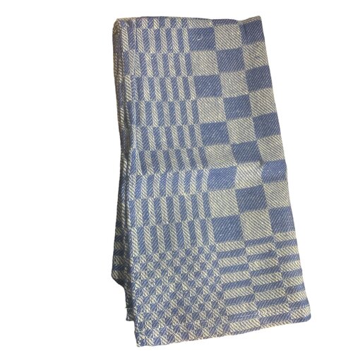 Kitchen Towel Theedoek,Doekje, Keukendoek Blauw 100% Katoen, Boerenblok 65 x 65 cm 6 stuks