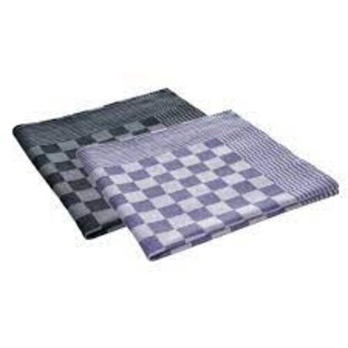 Eda Theedoek,Doekje, Keukendoek Blauw 100% Katoen, Boerenblok 65 x 65 cm 6 stuks