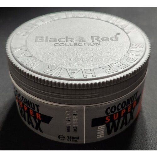 Black & Red 150 ml coconut super wax