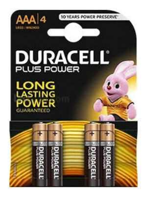 Duracell Duracell Simply Batterij - AAA 4 stuk