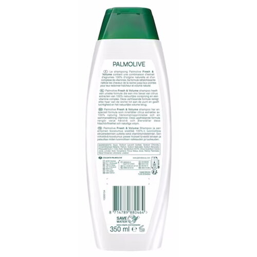 Palmolive Palmolive Shampoo, Fresh & Volume, 350ml