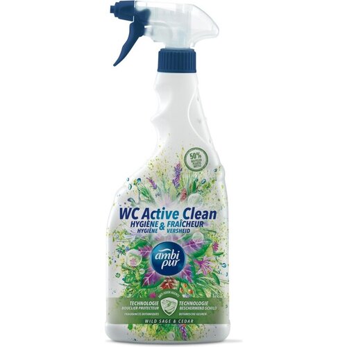 Ambi Pur Ambi Pur WC Active Clean Spray Wild Sage & Cedar 750 ml Ambi Pur Ambi Pur WC Active Clean Spray Wild Sage & Cedar 750 ml