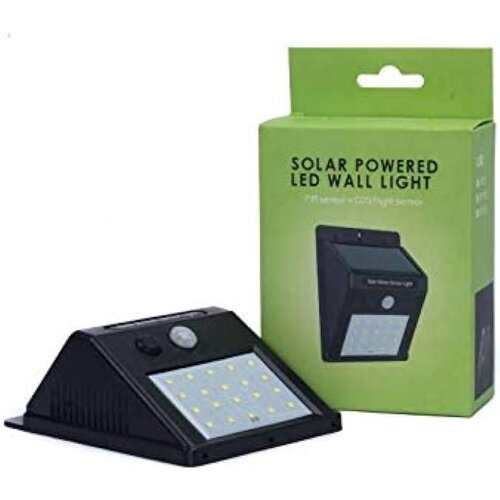 Solar Powered Led Wall Light Pir sensor + CDS night sensor