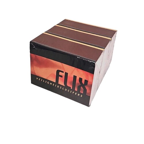 Flix Flix Veiligheidlucifers Medium 3 pak-300 stuks