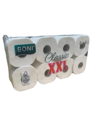 Boni Boni Classic XXL 8 rol per pak 3 lagen toiletpapier exstra zaht Wc Papier