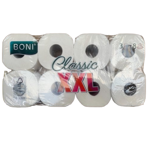 Boni Boni Classic XXL 8 rol per pak 3 lagen toiletpapier exstra zaht Wc Papier