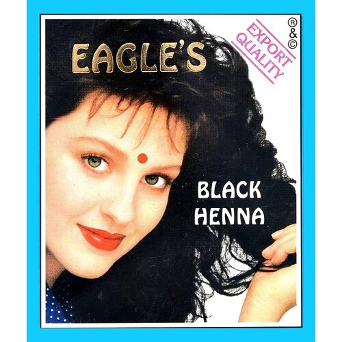 Eda Eda Eagles Haarverf Henna Black 1 pak 6 st