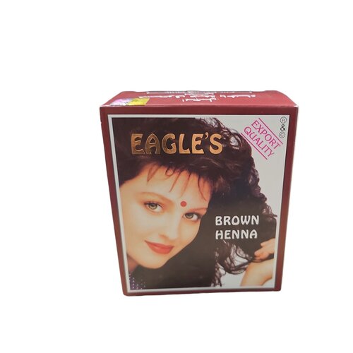 Eda Eda Eagles Haarverf Henna Brown 1 pak 6 st