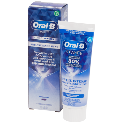 Oral B Oral B Tandpasta 3D White Sprankelende Munt 75 ml