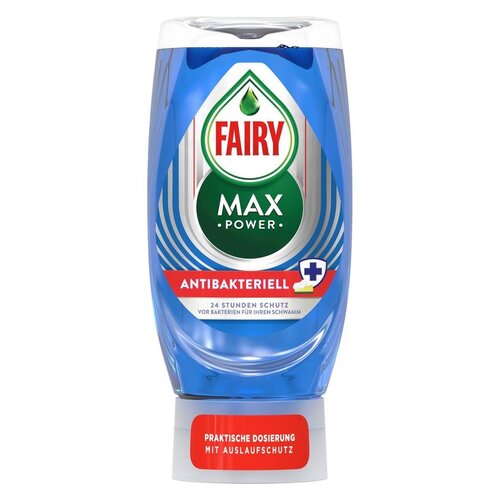 Fairy Fairy Afwasmiddel Max Power Antibakteriell Anti-Lek 370 ml