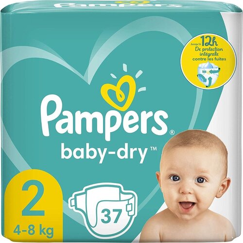 Pampers Pampers Baby- Dry Maat 2 4-8 kg- 37 Stuks Luiers