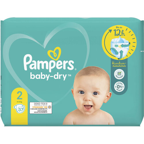 Pampers Pampers Baby- Dry Maat 2 4-8 kg- 37 Stuks Luiers