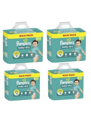 Pampers Pampers Baby- Dry Maxi Pack Maat 6 13-18 kg-78 Stuks Luiers