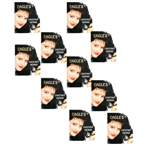 Eda Eda Eagles Haarverf Henna Brown 1 pak 6 st Eda Eda Eagles Haarverf Henna Brown 1 pak 6 st