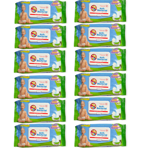 Pro-Style Pro-Style Silver Wet Wipes Babydoekjes billendoekjes Super Soft 70 vellen, 1 pak Mixkleur