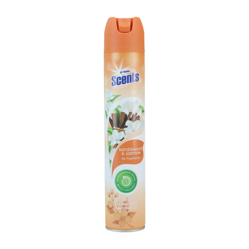 At Home At Home Luchtverfrisser Spray Sandalwood & Jasmine 400 ml At Home At Home Luchtverfrisser Spray Sandalwood & Jasmine 400 ml