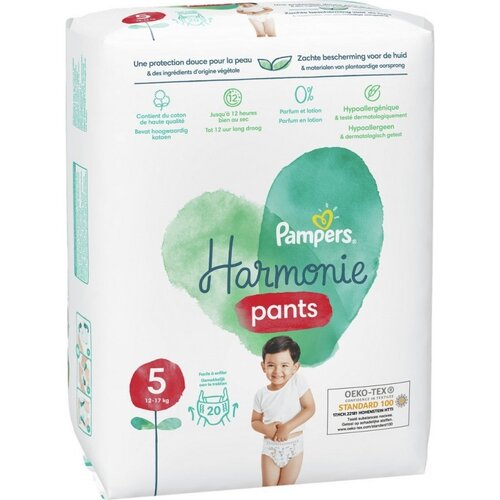 Pampers Pampers Harmonie Pants Maat 5 12-17 kg -20 Stuks Luiers