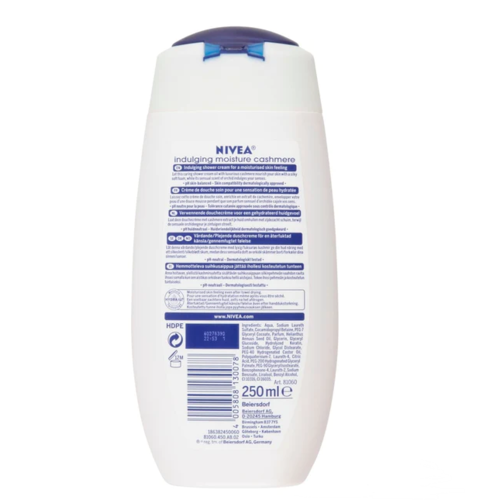 Nivea Nivea Douchegel -Cashmere & Cotton Oil Shower Gel 250 ml