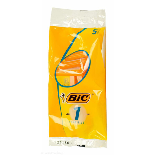 Bic Bic Wegwerpscheermesjes Men, Scheermes Sensitive met 1 mesje 5st