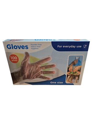 Gloves Plastic Handschoenen 100st One Size