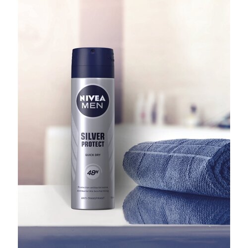 Nivea Nivea Deospray Men Quick Dry Silver Protect Bodyspray Deodorant Nivea Nivea Deospray Men Quick Dry Silver Protect Bodyspray Deodorant
