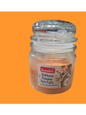 Profissimo Scented Candle Geurkaars in Glas Pumpkin Spice Latte 12.5 cm