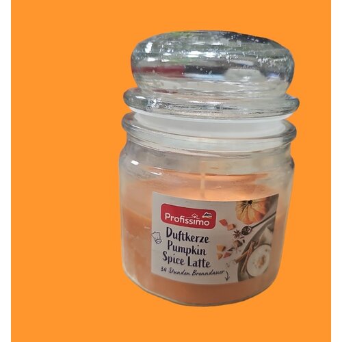 Profissimo Scented Candle Geurkaars in Glas Pumpkin Spice Latte 12.5 cm Profissimo Scented Candle Geurkaars in Glas Pumpkin Spice Latte 12.5 cm