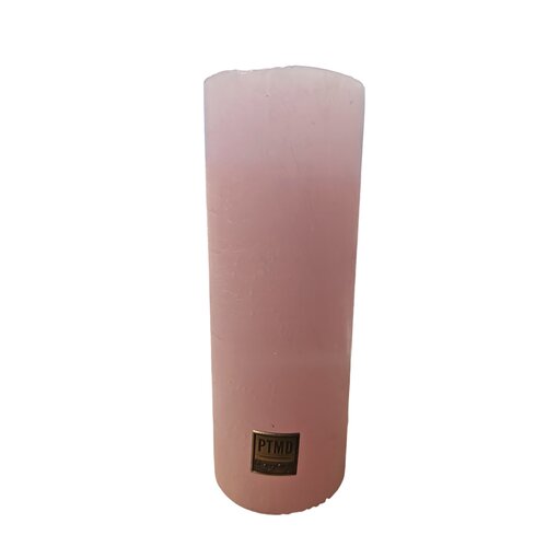 PTMD Pillar Candle Geurkaars Rustiek Pink 18 cm