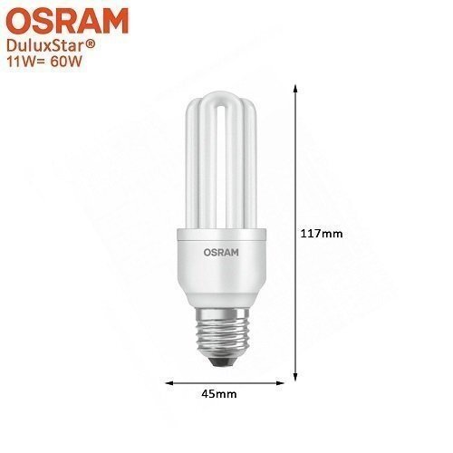 Osram Osram Duluxstar Compact 11W | E27 | Warm White | Non- Dimmable