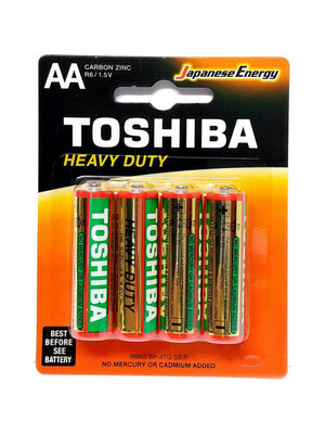 Toshiba Toshiba Original AA Batterij 4 stuks