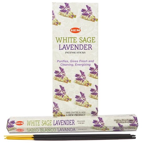 Hem HEM Wierook Whiete Sage Lavender (6 pakjes/120 stokjes)