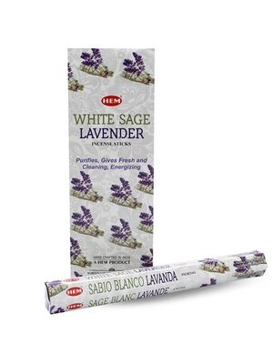 Hem HEM Wierook Whiete Sage Lavender (6 pakjes/120 stokjes)