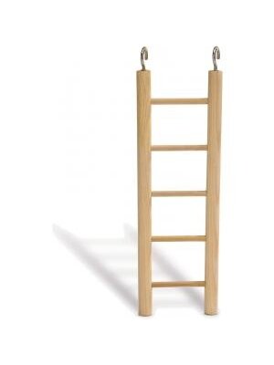 Pet Products Houten vogelladder 24 cm met 5 treden