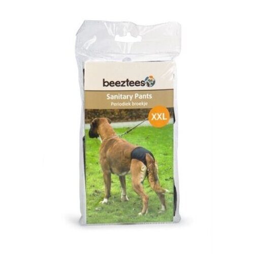 Pet Products Beeztees Periodiek - Broek - XXL - 71-78 cm - Zwart - 1 stuk